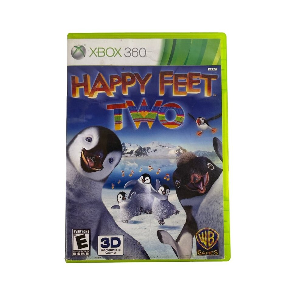Happy Feet Two Xbox 360 Video Game 3D Compatible Family Fun Adventure